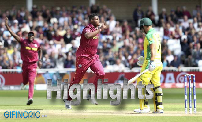 Australia vs West Indies Match 10 Highlights Full HD World ...