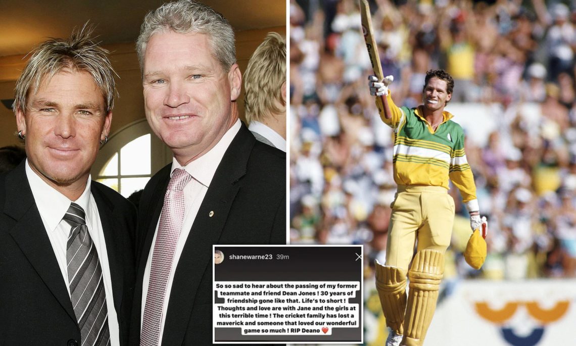 Shane Warne recollects how Dean Jones severely sledged him in 1992.